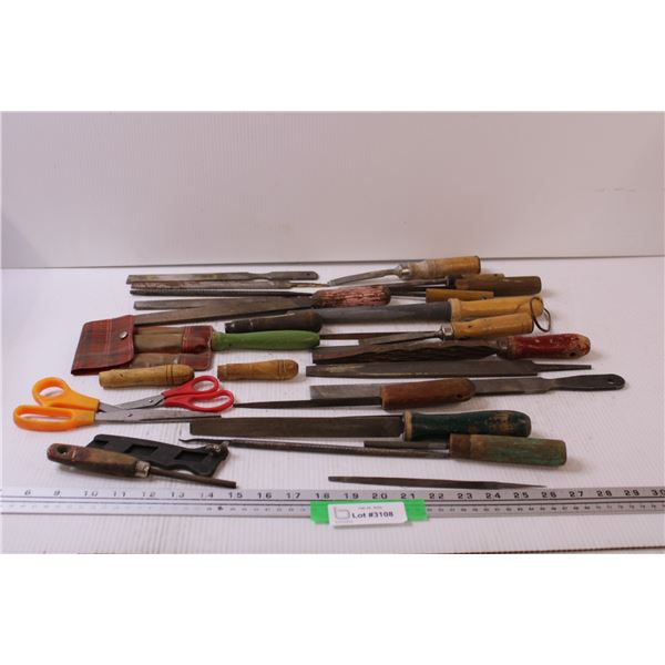 Tool Lot: Files & Rasps & Scissors, Misc