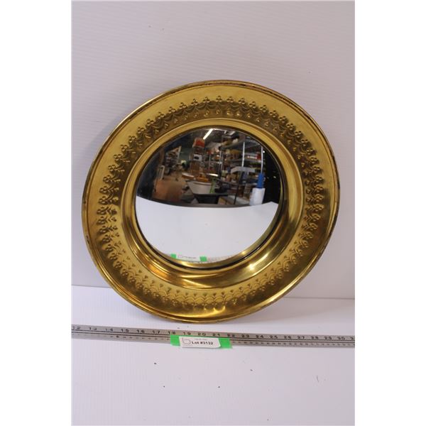 Mirrored Metal Wall Decor - 16" Diameter