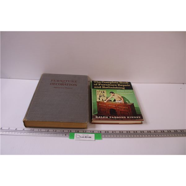 (2) Furniture Repair Books & Decorating - Hardcover