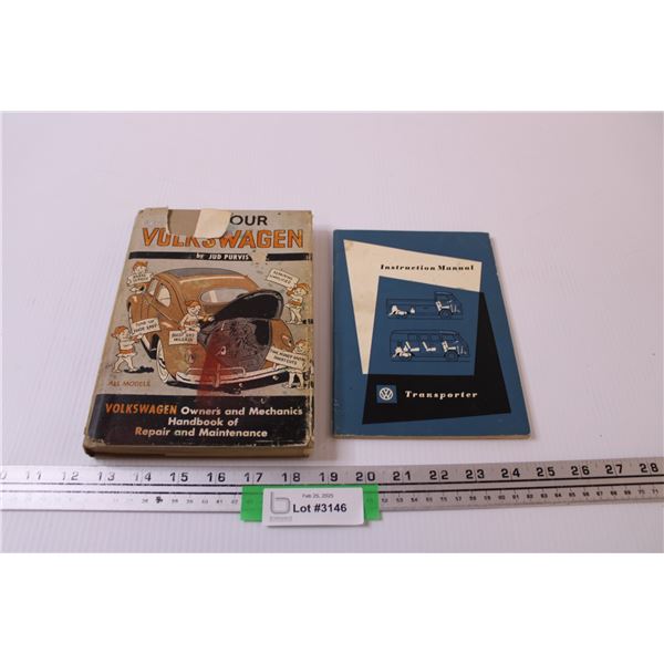 (2) Vintage Volkswagen Handbook & Manual