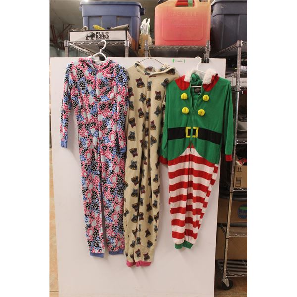 (3) Pyjama Suits - Size M