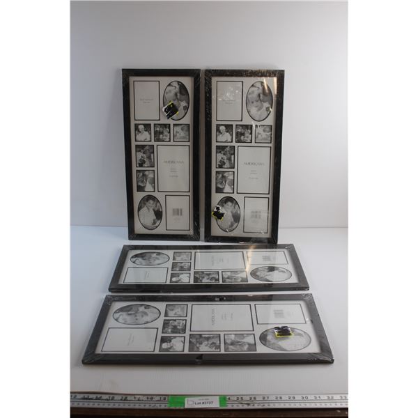 (4) Collage Photo Frames - Sealed - 21'' x 9 1/2''