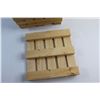 Image 4 : (10) Hot Dish Wooden Trivets 9'' x 9''
