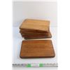Image 1 : (7) Wooden Cutting Boards 12'' x 9''