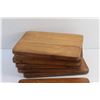 Image 2 : (7) Wooden Cutting Boards 12'' x 9''