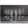 Image 1 : (12) Glass Champagne Goblets