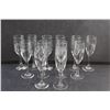 Image 2 : (12) Glass Champagne Goblets