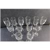 Image 4 : (12) Glass Champagne Goblets