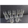 Image 3 : (11) Glass Champagne Goblets