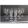 Image 1 : (12) Glass Champagne Goblets