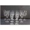 Image 2 : (12) Glass Champagne Goblets