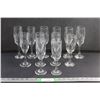 Image 1 : (12) Glass Champagne Goblets