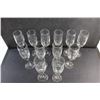 Image 2 : (12) Glass Champagne Goblets