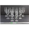 Image 1 : (12) Glass Champagne Goblets
