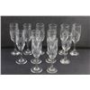 Image 2 : (12) Glass Champagne Goblets