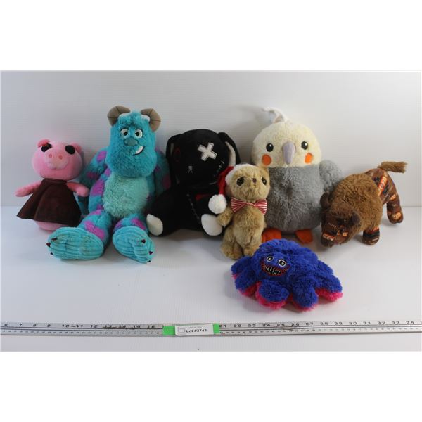 (7) Assorted Plush Toys