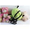 Image 6 : Plush Kids Backpack and Plush Toys