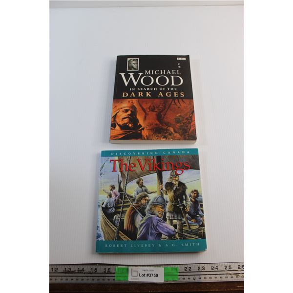 Michael Wood in Search of the Dark Ages and The Vikings Discovering Canada Books