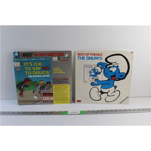 A Must for Every Parent & Child and Best of Friend's - The Smurfs Vinyl Records