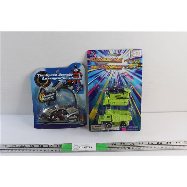 The Speed Avenger and Transformable Construction Robot Toys