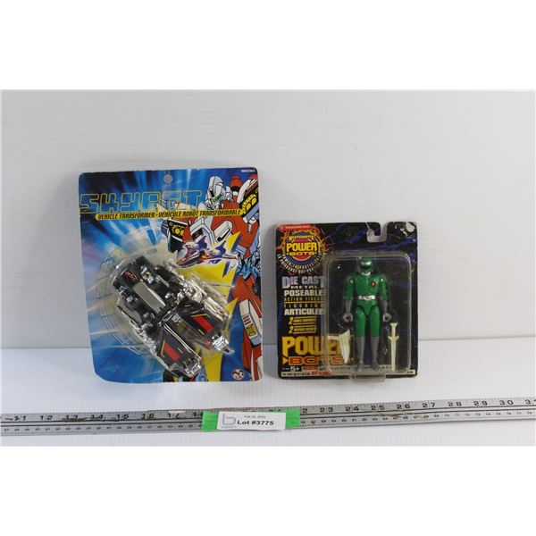 Skybot Vehicle Transformer Toy and Die Cast Power Bot Action Figure