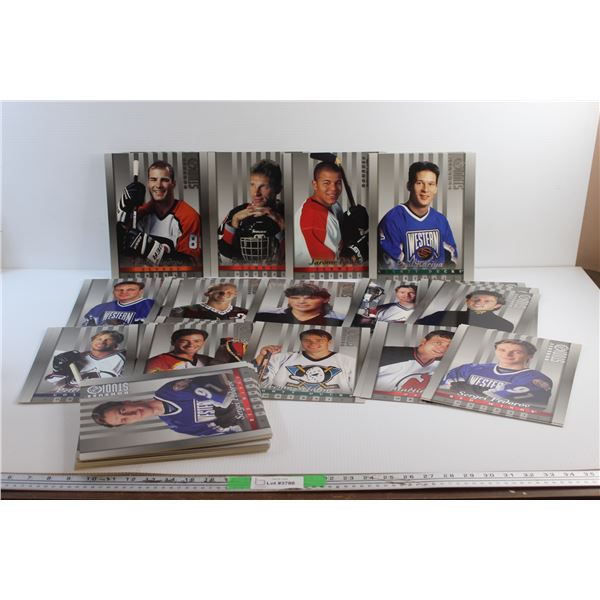 Oversized Donruss Studio Portrait Hockey Cards 10'' x 8''