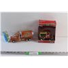 Image 1 : Coca Cola Blown Glass Collection Ornament and Sunkist Truck Toy