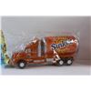 Image 4 : Coca Cola Blown Glass Collection Ornament and Sunkist Truck Toy