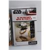 Image 5 : (2) Disney Star Wars 3 pc Stacking Meal Set and Star Wars 16 Valentines with 16 Pencils