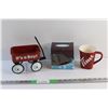 Image 1 : Ceramic Collector's Limited Edition Tim Hortons Mug and Its a Boy Cart Toy