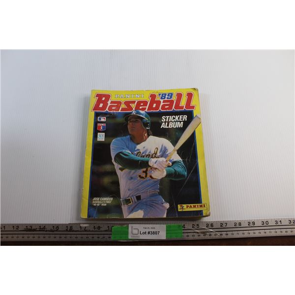 Panini 89' Baseball Sticker Album