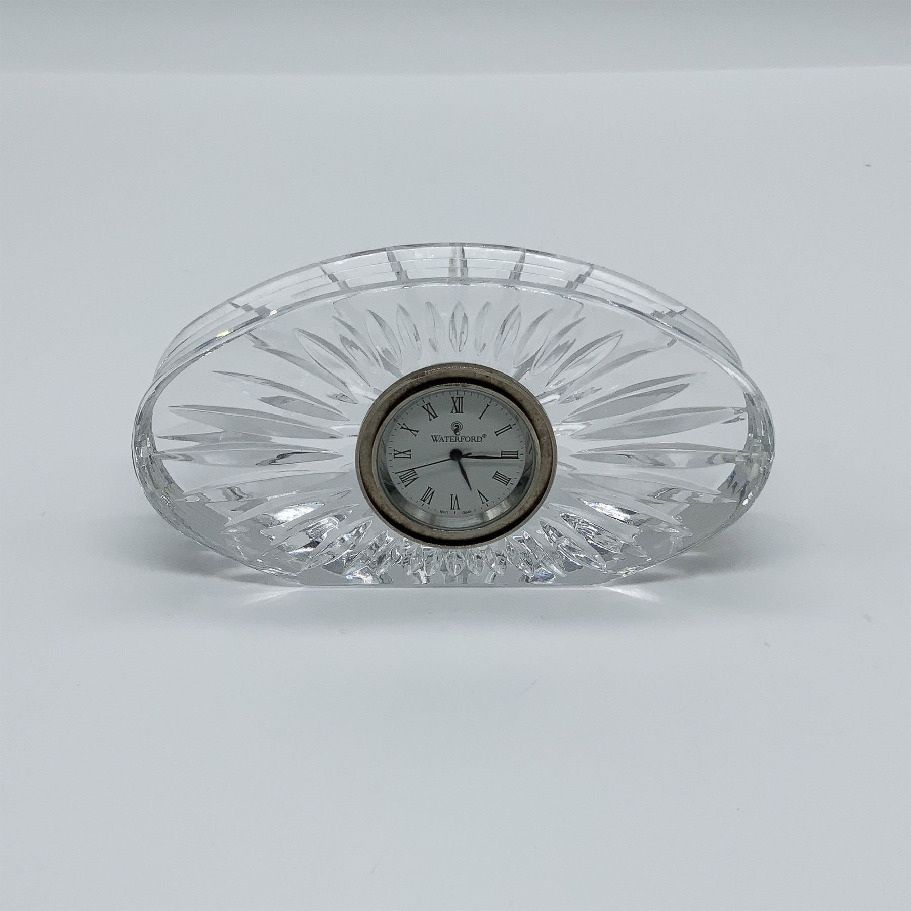 Waterford Crystal Oval Desk Clock
