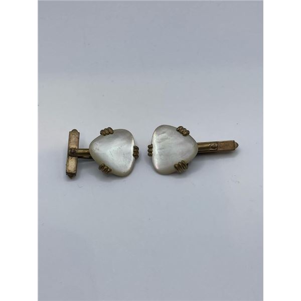 Mother of Pearl Costume Cuff Links