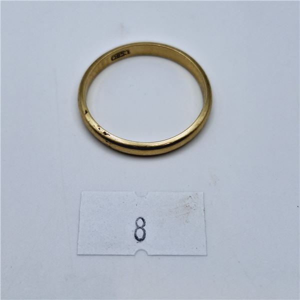 Plain 14K Gold Band 4.3 Grams