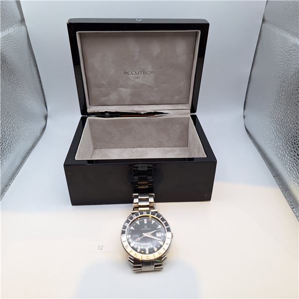 Automatic Bulova Accutron Astronaut Men's Watch and Box