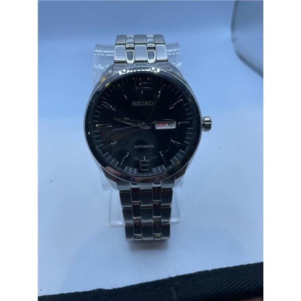 Seiko Automatic Black Dial Watch