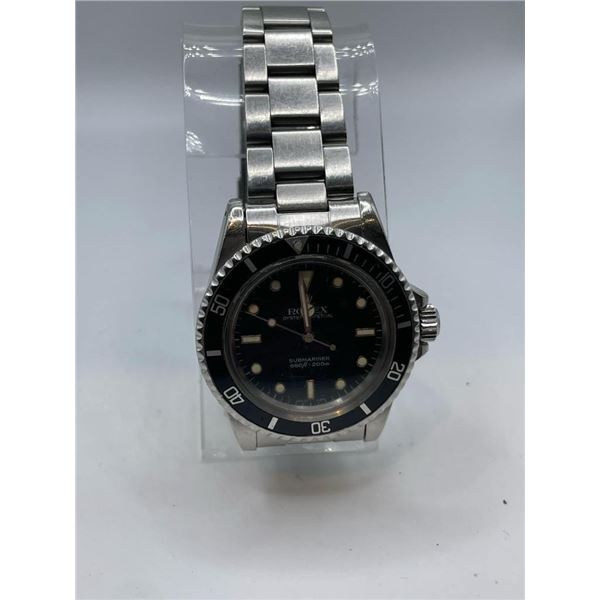 Replica Rolex Perpetual Submariner Black Dial Watch