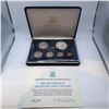 Image 1 : 1974 Franklin Mint British Virgin Islands Proof Set 25.7g Sterling Silver