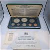 Image 1 : 1972 Franklin Mint Trinidad and Tobago Proof Set 64.7g Sterling Silver