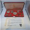 Image 1 : 1969 Franklin Mint Commonwealth of the Bahamas Proof Set 71.9g 92.5% Silver, 28.5g 80% Silver