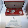 Image 1 : 1974 Franklin Mint Commonwealth of the Bahamas Proof Set 71.9g 92.5% Silver, 28.5g 80% Silver