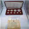 Image 1 : 1978 Franklin Mint Commonwealth of the Bahamas Proof Set 71.9g 92.5% Silver, 28.5g 80% Silver
