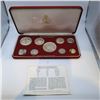 Image 1 : 1976 Franklin Mint Commonwealth of the Bahamas Proof Set 71.9g 92.5% Silver, 28.5g 80% Silver