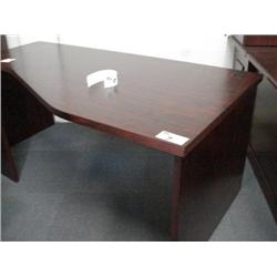 Mahogany Executive Corner Computer Desk