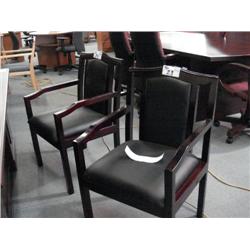 Black Leather Client Chair