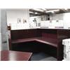 Image 1 : Mahogany Executive Corner Workstation