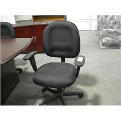 Black Cloth Multi Task Gaslift Chair