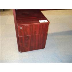 Mahogany Mobile Pedestal