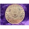 Image 2 : COPPER BULLION ROUND - 1 AVDP OUNCE .999 FINE COPPER