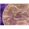 Image 8 : COPPER BULLION ROUND - 1 AVDP OUNCE .999 FINE COPPER